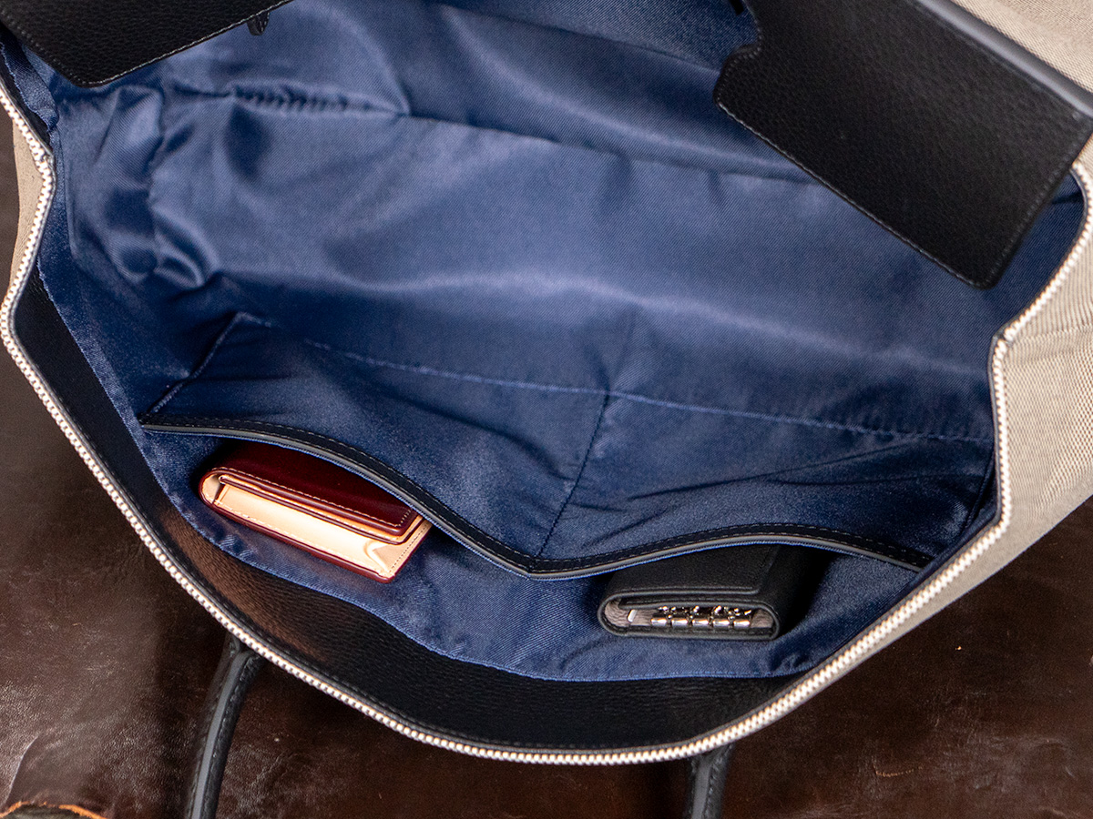 グレイン　“グランデ”キャンバスコンビ　　トゥールーズかぶせトートバッグ