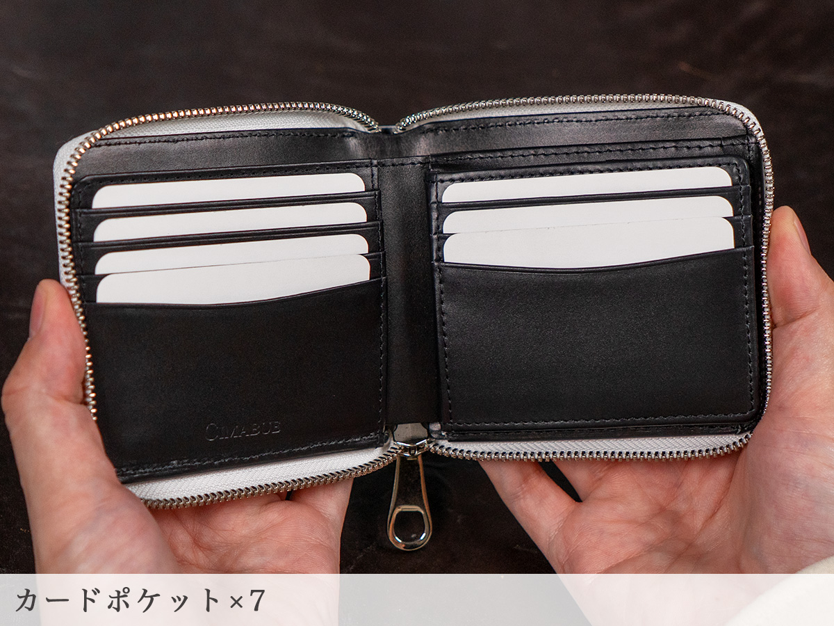 ヒマラヤクロコダイル RFスモールウォレット 内装