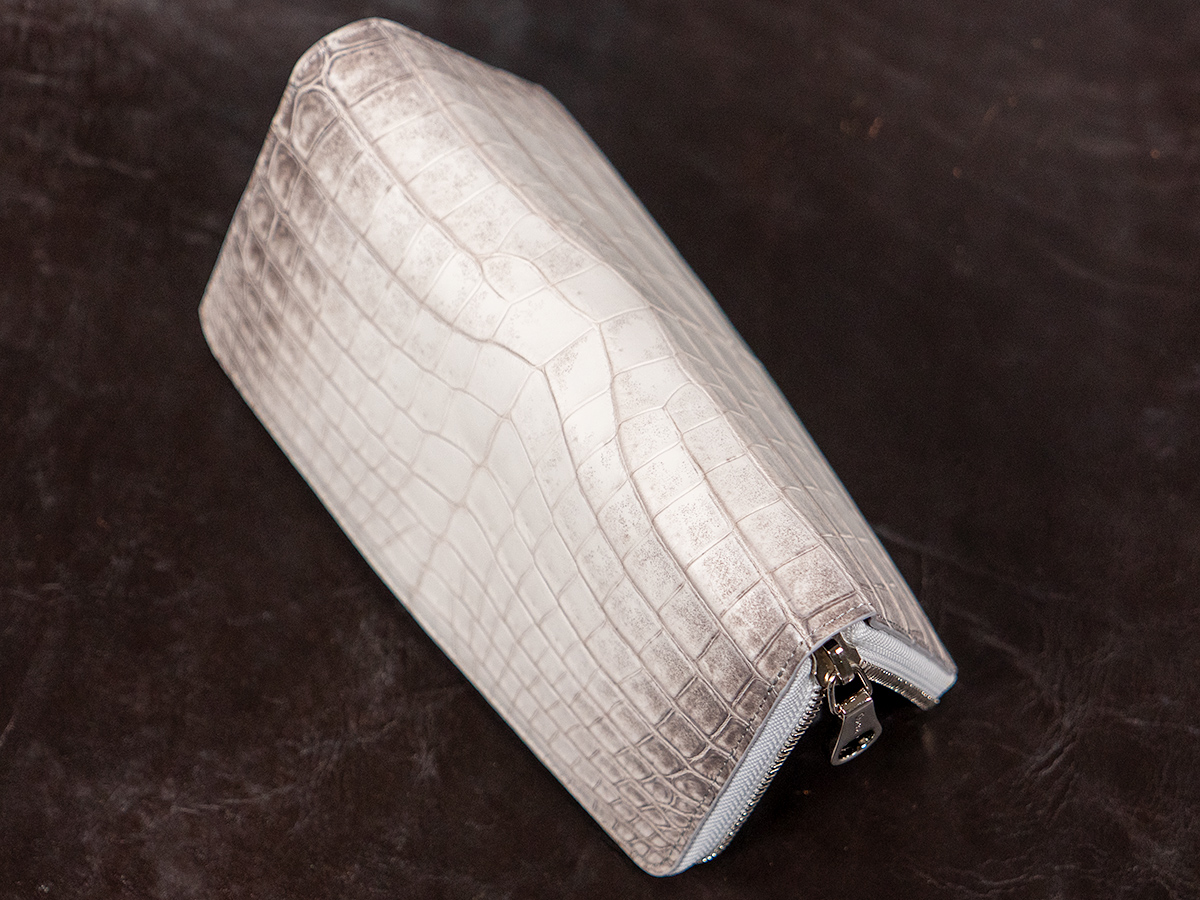 ヒマラヤクロコダイル 長財布 レザー