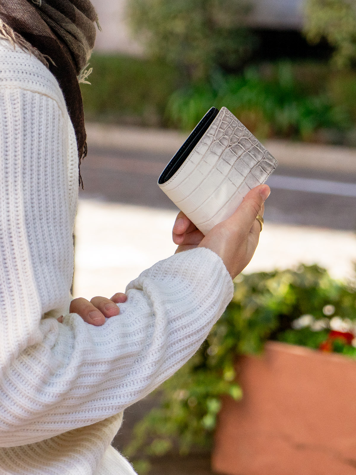 ヒマラヤクロコダイル オープンスモールウォレット