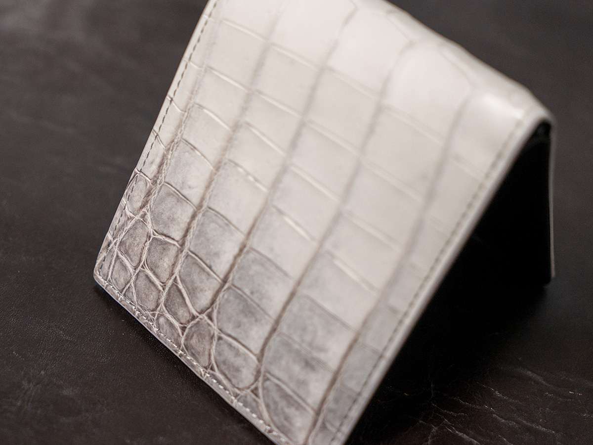 ヒマラヤクロコダイル オープンスモールウォレット 素材