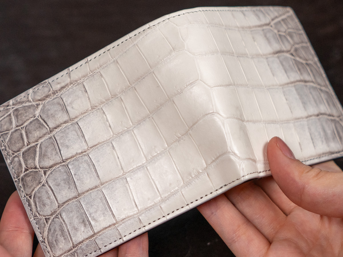 ヒマラヤクロコダイル オープンスモールウォレット レザー