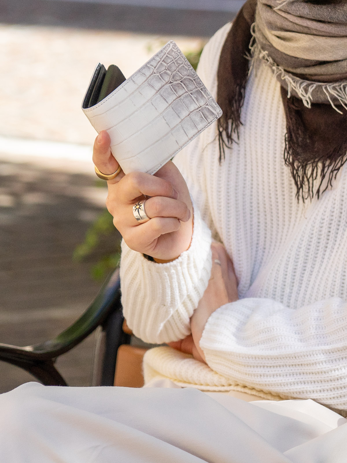 ヒマラヤクロコダイル オープンスモールウォレット　イメージ