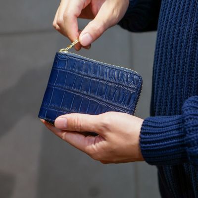 藍染クロコダイル | CIMABUE(チマブエ)公式通販 革財布やカバンの専門店
