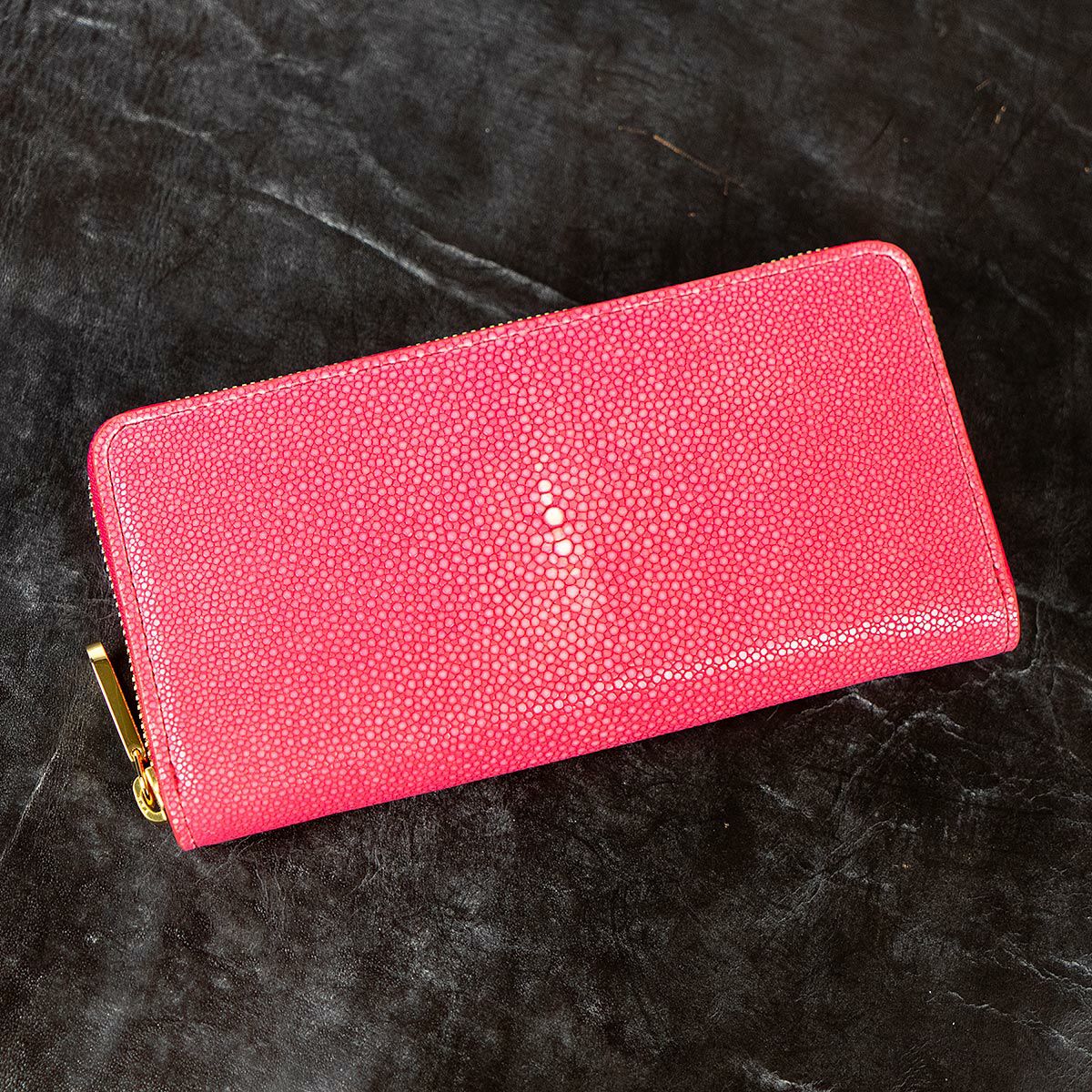 ガルーシャ長財布　ピンク