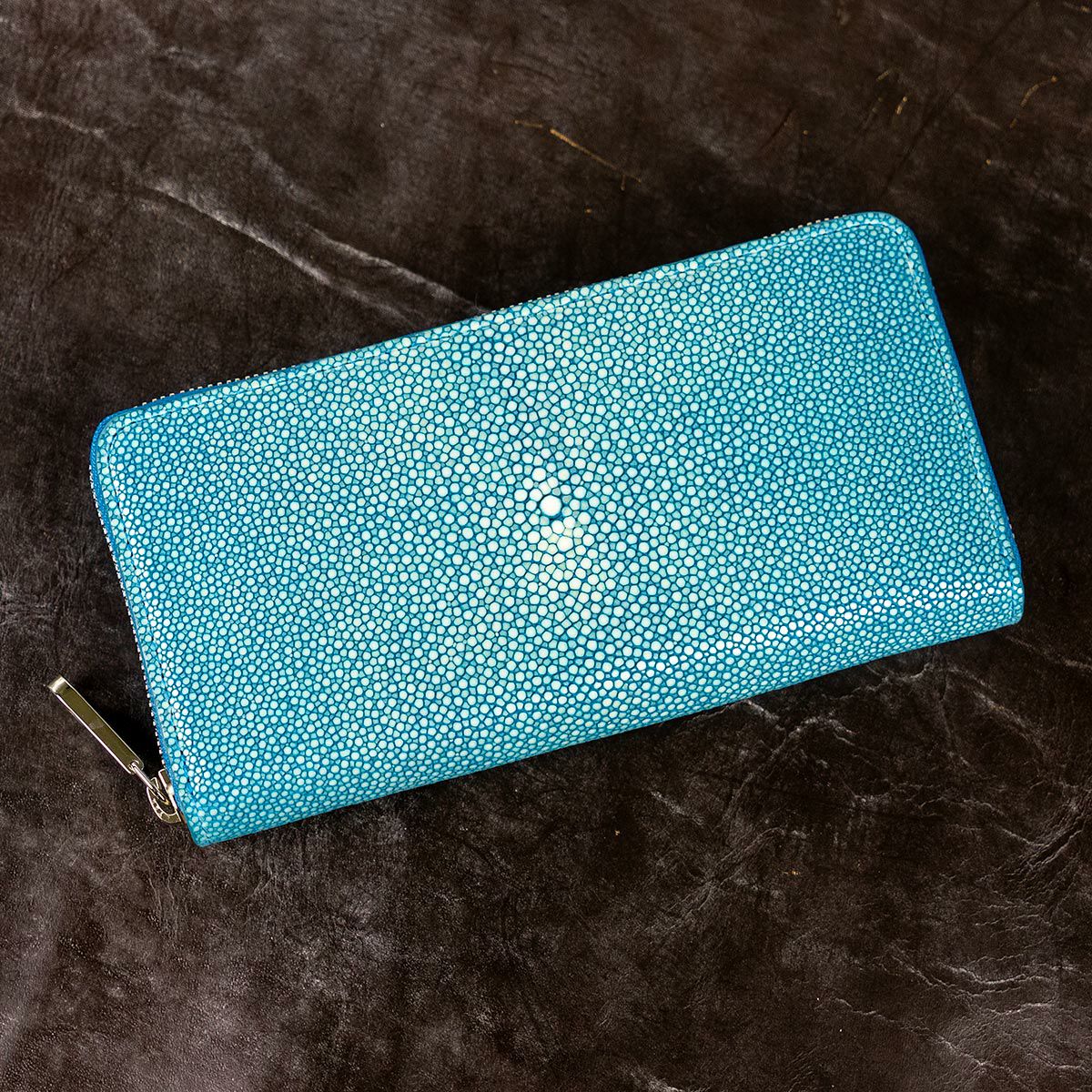 ガルーシャ長財布　ブルー