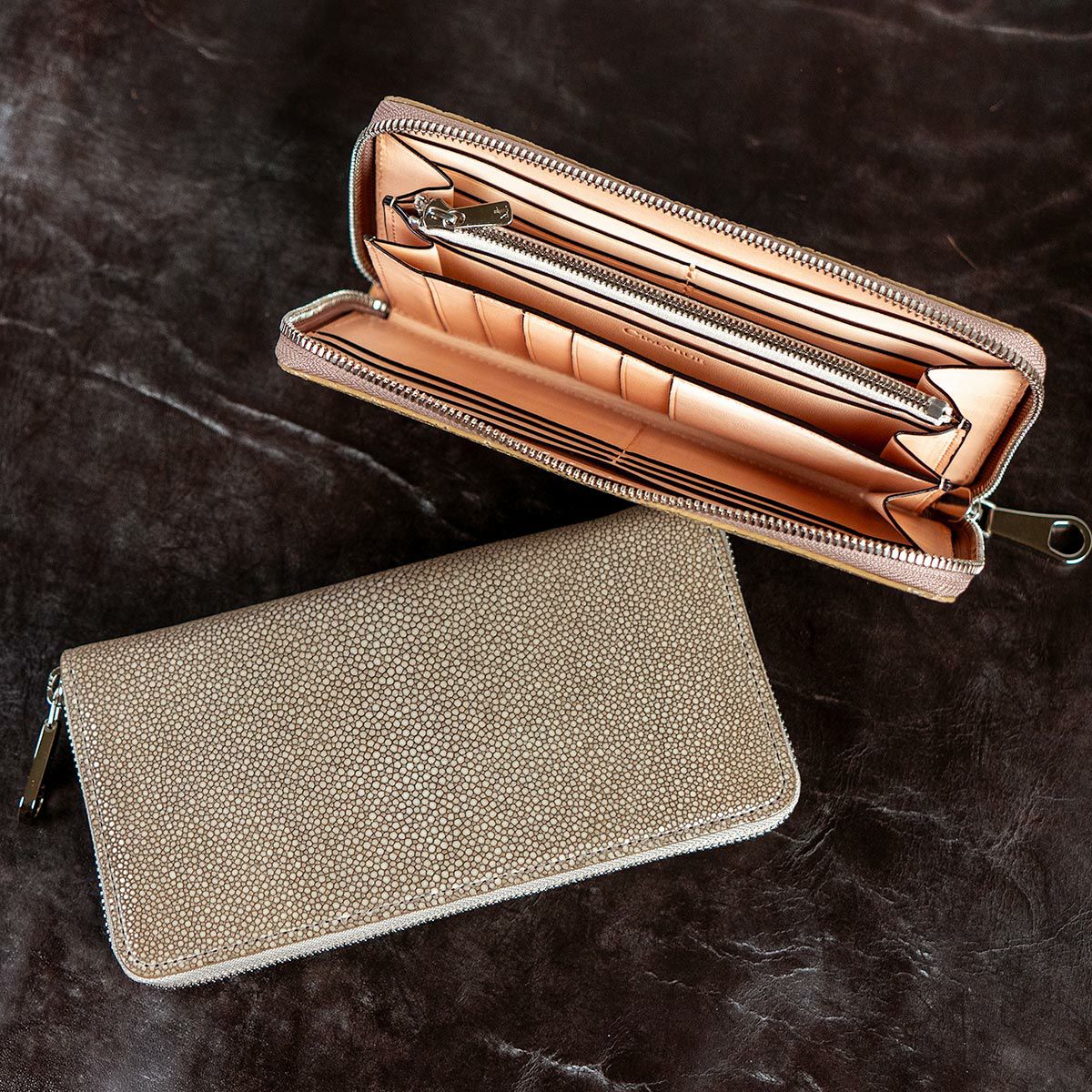 ガルーシャ長財布　トープ