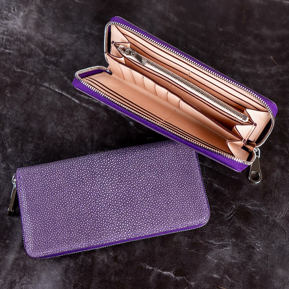 ガルーシャ長財布　ラベンダー