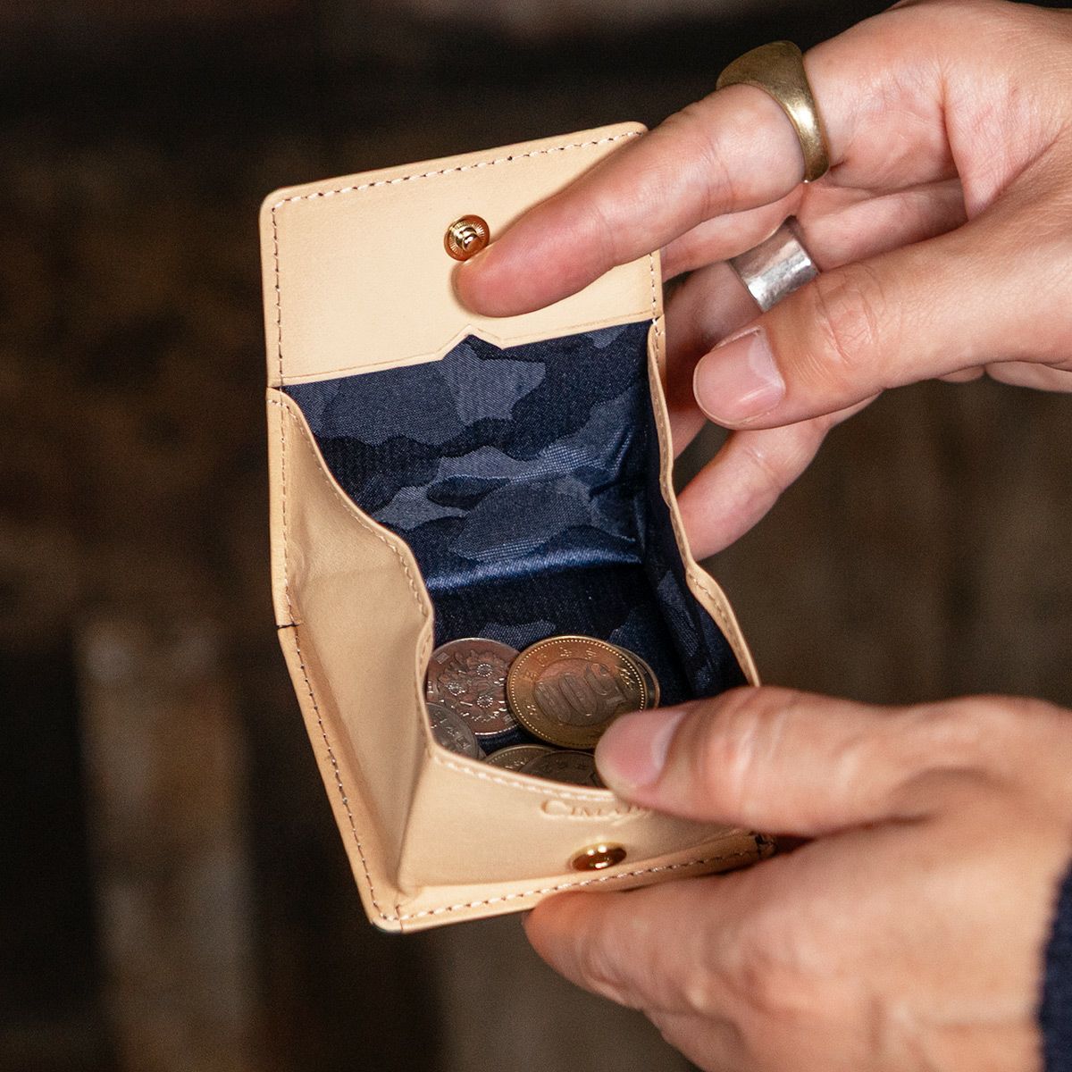 アニリンコードバン ボックスコインケース（立体型小銭入れ） | コイン