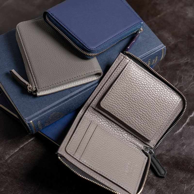 フレンチカーフLFスマートウォレット（L字ファスナー深札入れ） | 二