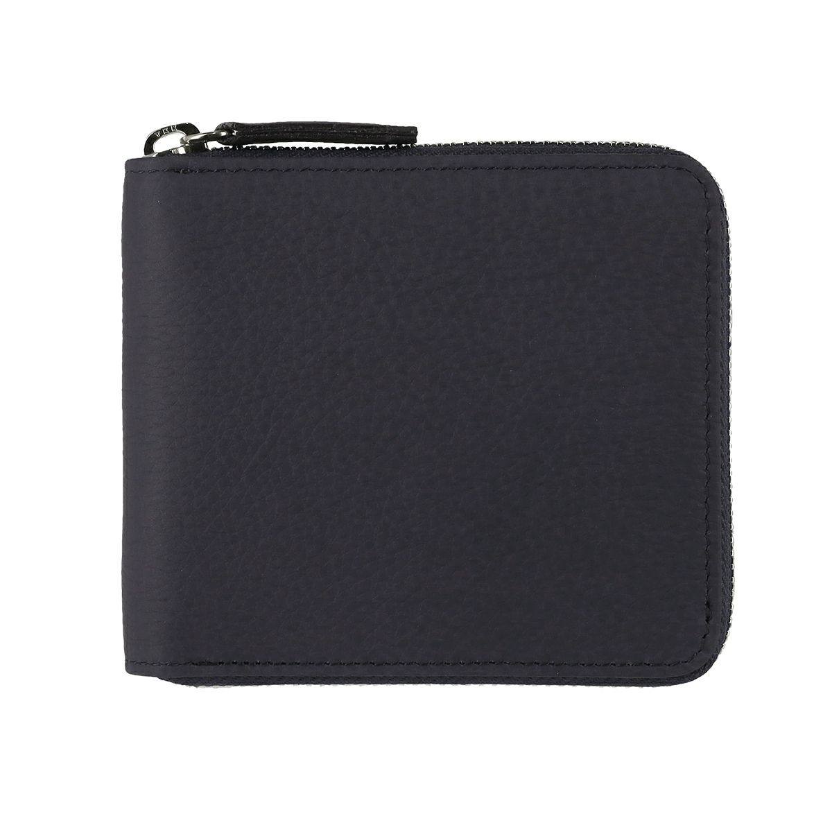 フレンチカーフ RFスモールウォレット（ラウンドファスナー二つ折り財布）ネイビー