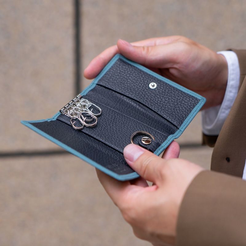 フレンチカーフ三つ折りキーケース | キーケース・キーホルダー