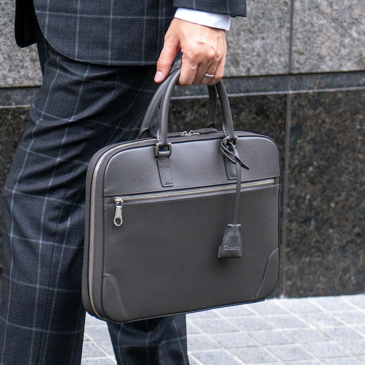 グレンⅡコンパクトブリーフケース | ビジネスバッグ（革） | CIMABUE  