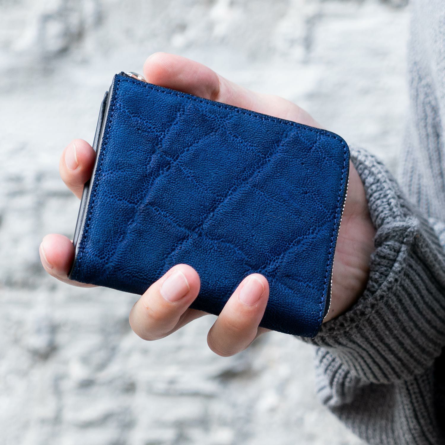 エレファントレザーLFスマートウォレット（L字ファスナー薄型財布 