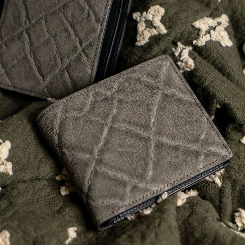 エレファントレザー オープンスモールウォレット（ホックレス二つ折り