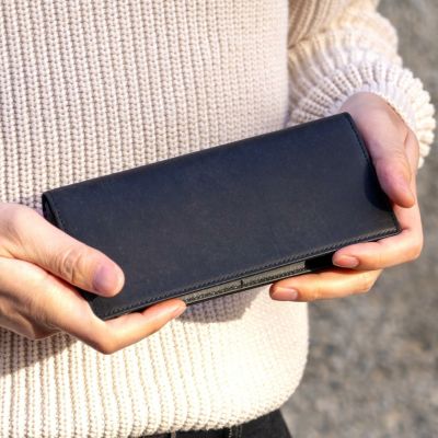 ファビオ フラップロングウォレット（かぶせ長財布）