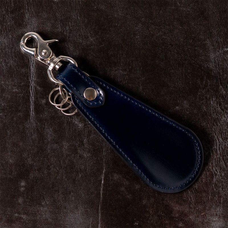 アニリンコードバン シューホーンキーホルダー （靴ベラ付き