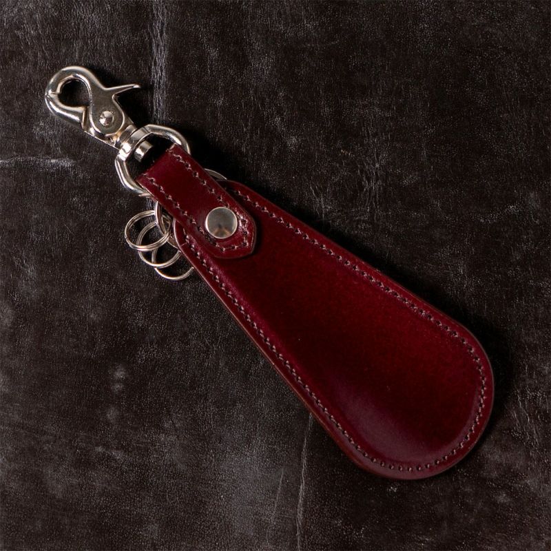 アニリンコードバン シューホーンキーホルダー （靴ベラ付き